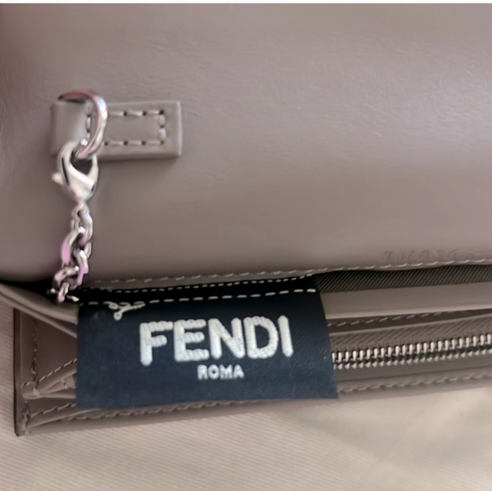 Fendi Tan Clutch with Chain Strap - Picture 12 of 12
